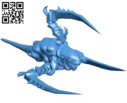 Tyranid escort Drone B006134 download free stl files 3d model for 3d printer and CNC carving