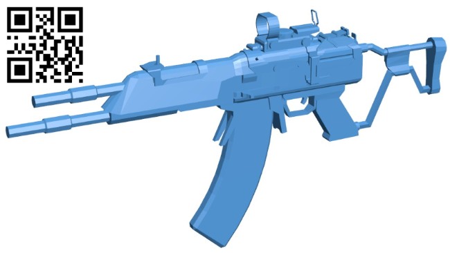 Vladof AR gun B006272 download free stl files 3d model for 3d printer and CNC carving