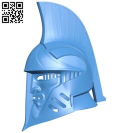 Warrior’s helmet B006051 download free stl files 3d model for 3d printer and CNC carving