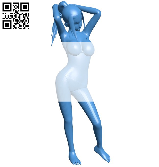 Women harem jutsu B005853 download free stl files 3d model for 3d printer and CNC carving