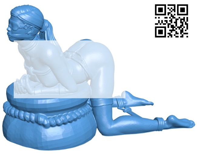 Women role-playing games B006082 download free stl files 3d model for 3d printer and CNC carving