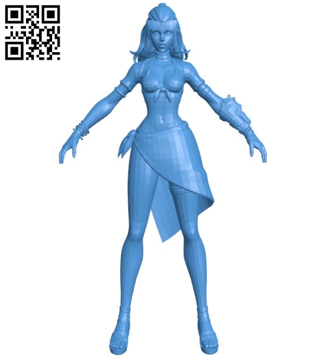 Women widowmaker B006081 download free stl files 3d model for 3d printer and CNC carving