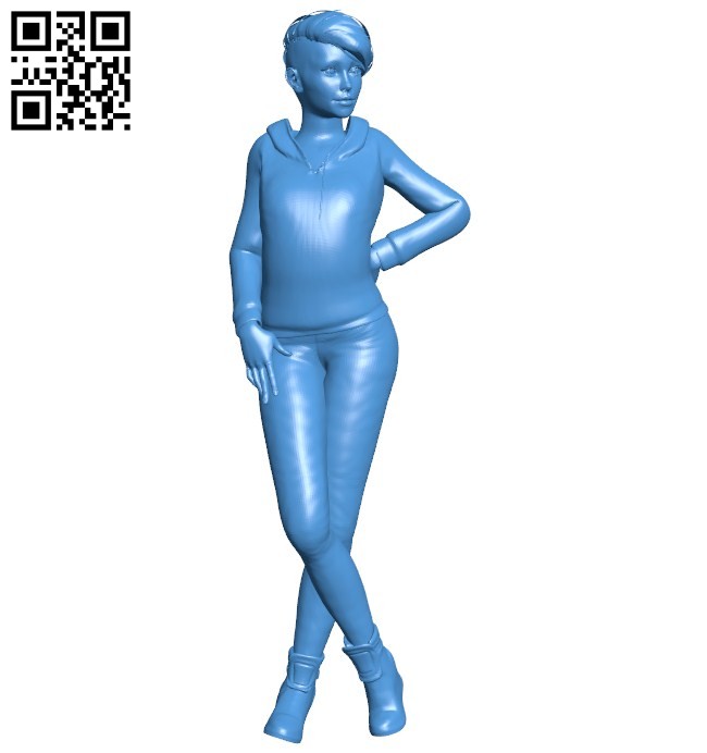 Women zoe dreamfall B005829 download free stl files 3d model for 3d printer and CNC carving