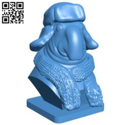 Zdun bust sh B005951 download free stl files 3d model for 3d printer and CNC carving