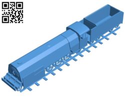 Armored train B006428 file stl free download 3D Model for CNC and 3d printer