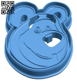 Bear cookie B006433 file stl free download 3D Model for CNC and 3d printer