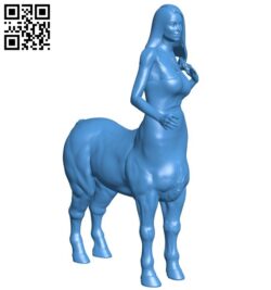 Centaure girl B006399 file stl free download 3D Model for CNC and 3d printer