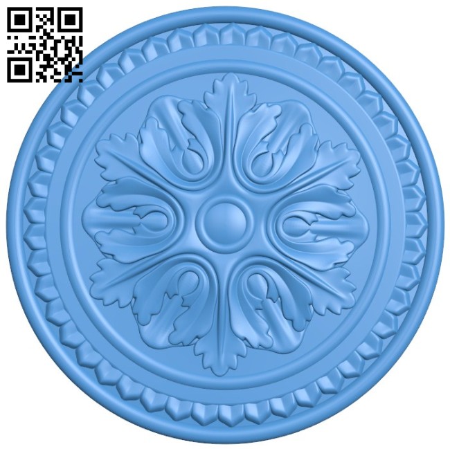 Circular disk pattern A004399 download free stl files 3d model for CNC wood carving