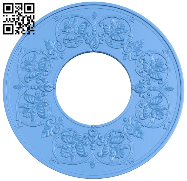 Circular disk pattern A004511 download free stl files 3d model for CNC wood carving