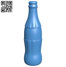 Coca Cola bottle B006450 file stl free download 3D Model for CNC and 3d printer