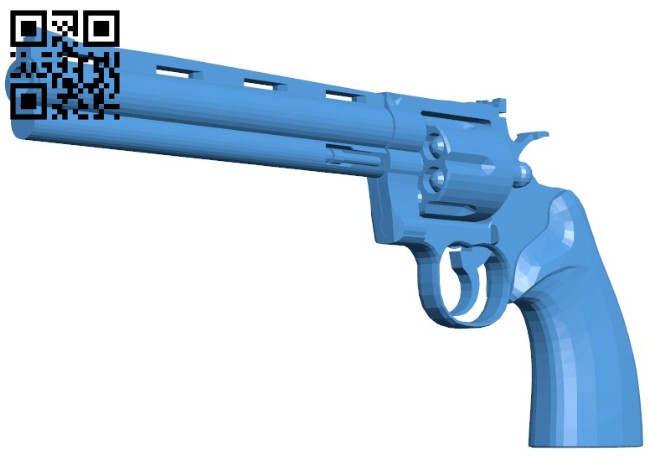 Colt Python gun B006310 download free stl files 3d model for 3d printer and CNC carving