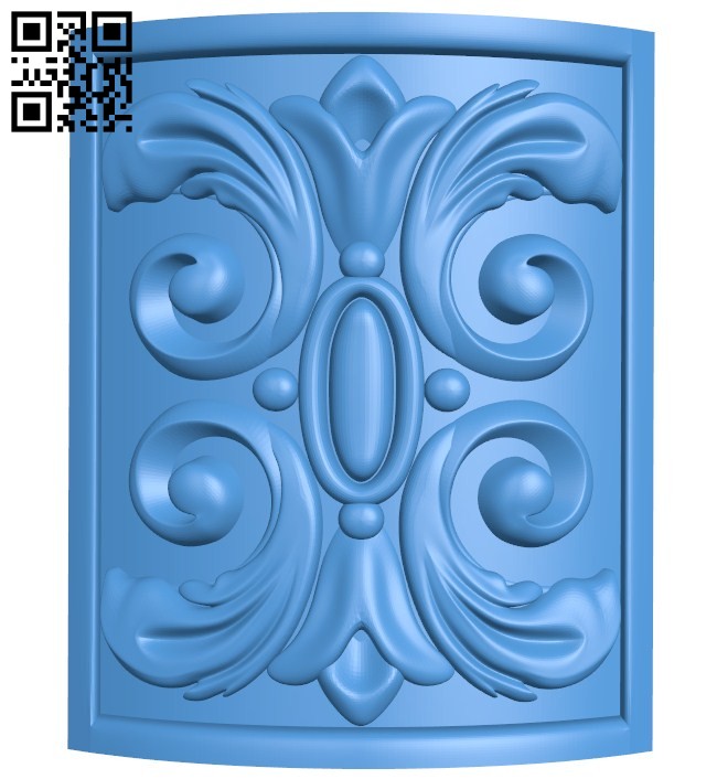 Curved surface pattern A004482 download free stl files 3d model for CNC wood carving