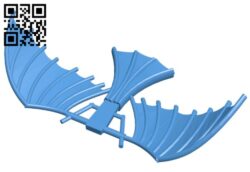 Da vinci flight machine B006429 file stl free download 3D Model for CNC and 3d printer