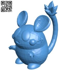 Dedenne – Pokemon B006366 file stl free download 3D Model for CNC and 3d printer