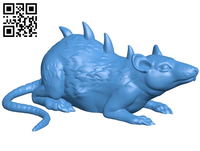 Dire Rat B006442 file stl free download 3D Model for CNC and 3d printer