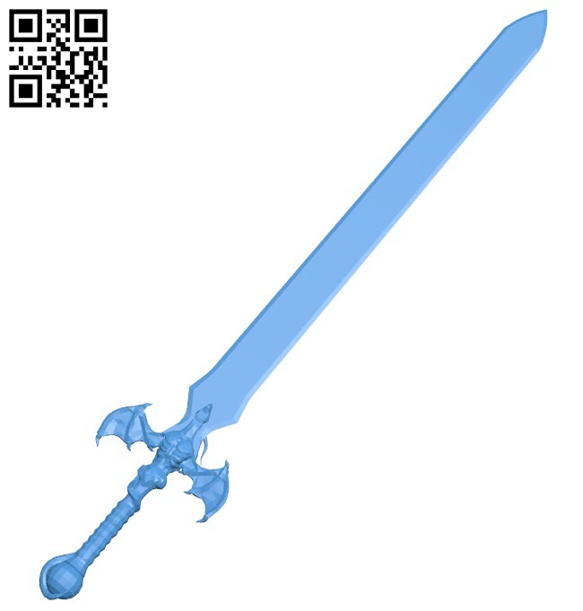 Dragon blade B006474 file stl free download 3D Model for CNC and 3d printer