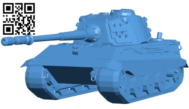 E75 tank B006318 download free stl files 3d model for 3d printer and CNC carving