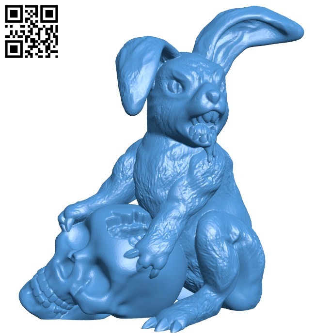 Easter bunny B006552 file stl free download 3D Model for CNC and 3d printer