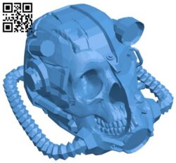 Fallout battle head B006443 file stl free download 3D Model for CNC and 3d printer