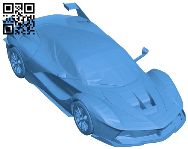 Ferrari FXX K Car B006448 file stl free download 3D Model for CNC and 3d printer