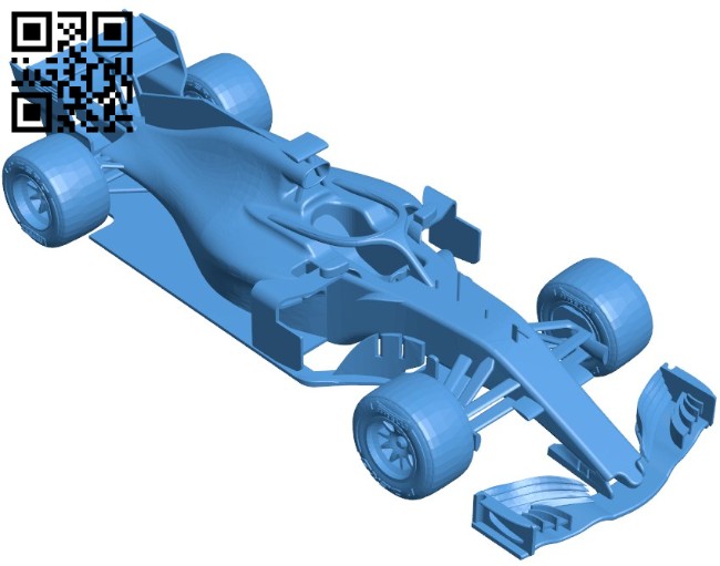 Ferrari SF71H Car B006418 file stl free download 3D Model for CNC and 3d printer