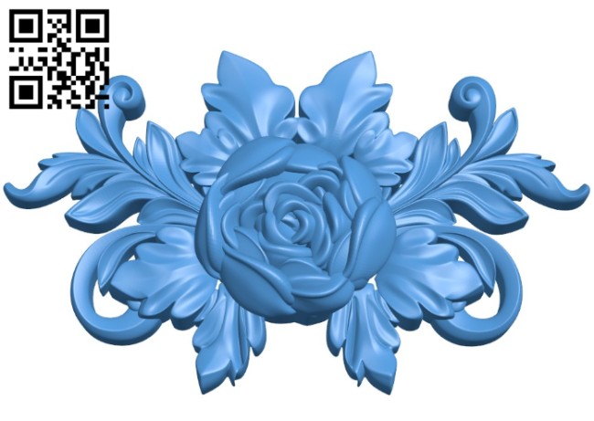 Flower vase pattern A004453 download free stl files 3d model for CNC wood carving