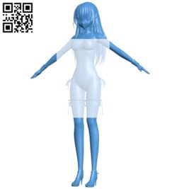 Girl in white lingerie B006363 file stl free download 3D Model for CNC and 3d printer