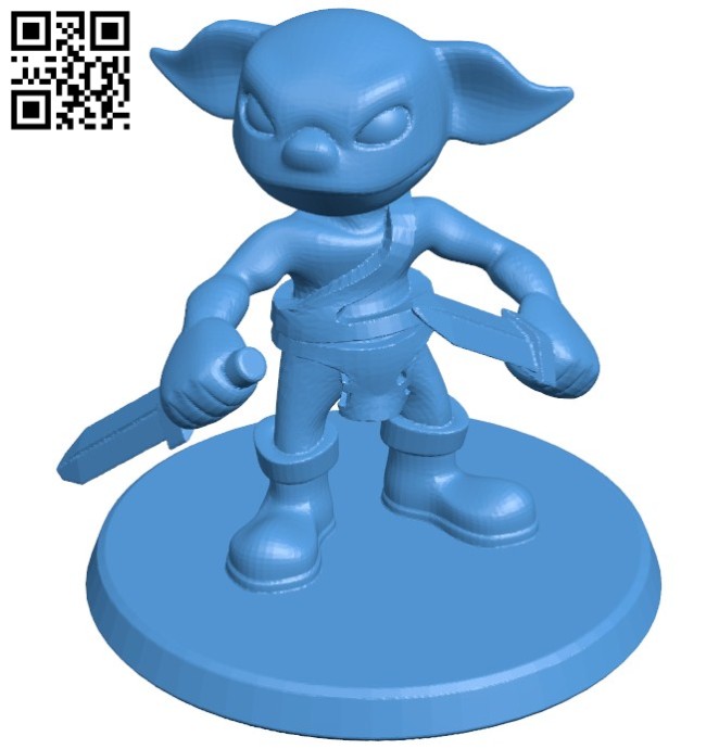 Goblin B006575 file stl free download 3D Model for CNC and 3d printer