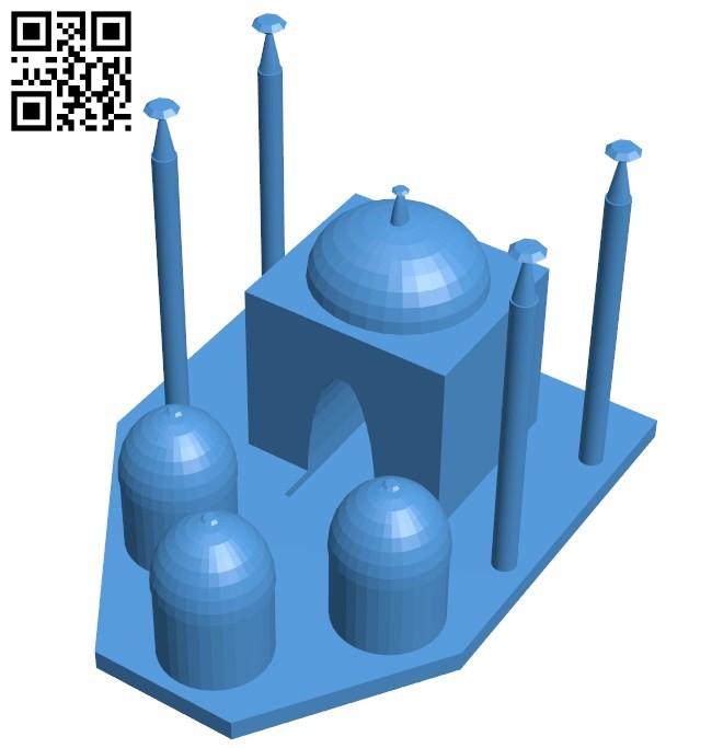 Hagia sophia - House B006461 file stl free download 3D Model for CNC and 3d printer