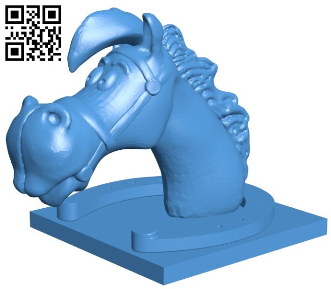 Horse B003358 file stl free download 3D Model for CNC and 3d printer