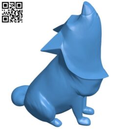 Howling dog B006408 file stl free download 3D Model for CNC and 3d printer