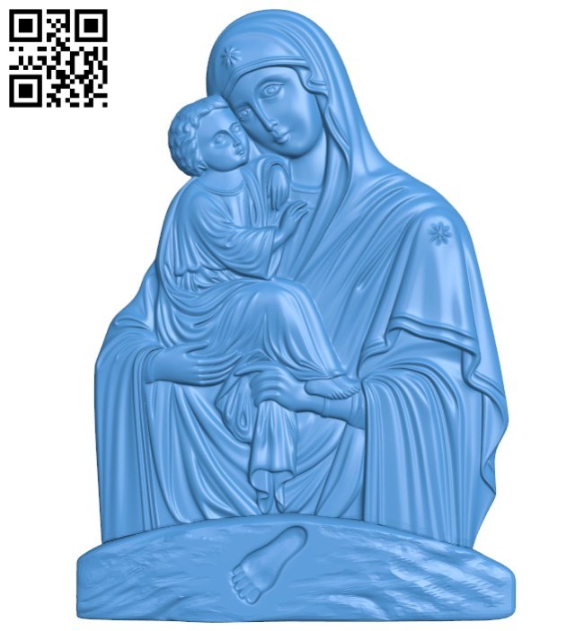 Icon of Pochaev A004434 download free stl files 3d model for CNC wood carving