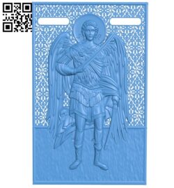 Icon of St. Michael A004433 download free stl files 3d model for CNC wood carving