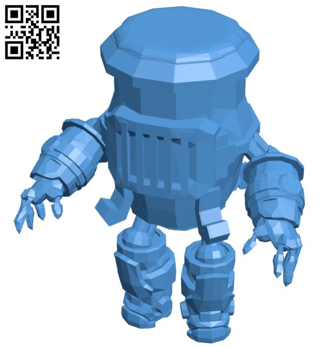 Living Furnace robot B006592 file stl free download 3D Model for CNC and 3d printer