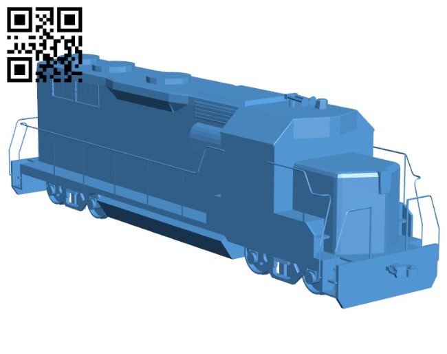 Locomotive B006588 file stl free download 3D Model for CNC and 3d printer