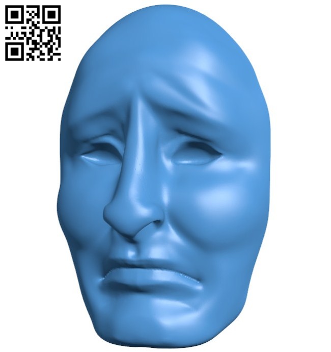 Mask men B006405 file stl free download 3D Model for CNC and 3d printer