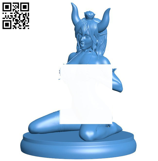 Miss Bowsette B006319 download free stl files 3d model for 3d printer and CNC carving