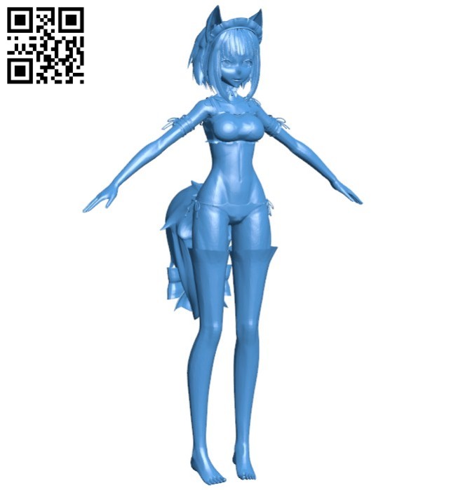 Miss Kitonura Seiki B006628 file stl free download 3D Model for CNC and 3d printer