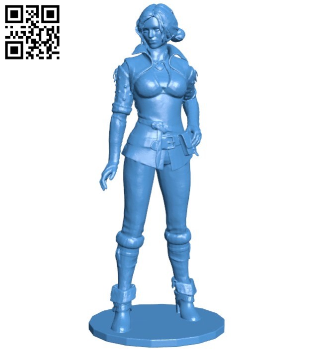 Miss Triss B006604 file stl free download 3D Model for CNC and 3d printer
