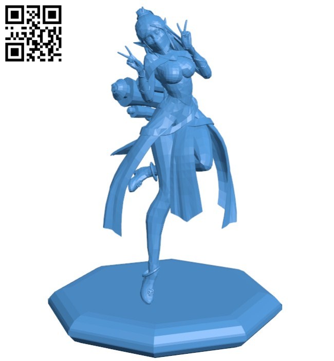 Miss ying statue B006495 file stl free download 3D Model for CNC and 3d printer