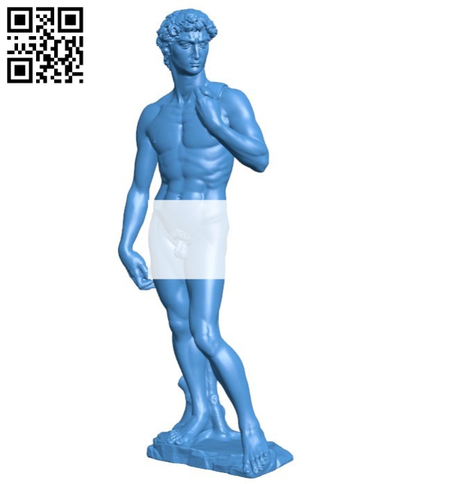 Mr David B006309 download free stl files 3d model for 3d printer and CNC carving