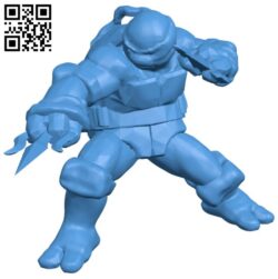 Ninja raphael B006510 file stl free download 3D Model for CNC and 3d printer