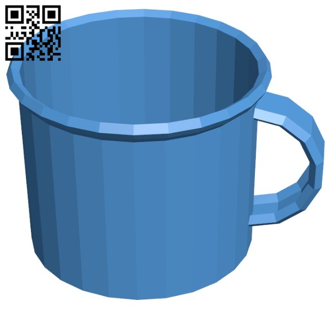 Old metal cup B006476 file stl free download 3D Model for CNC and 3d printer