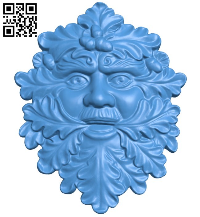 Panel Lesovik head A004435 download free stl files 3d model for CNC wood carving