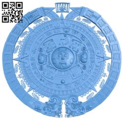 Panels Mayan Calendar A004459 download free stl files 3d model for CNC wood carving