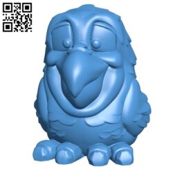 Parrot B006345 download free stl files 3d model for 3d printer and CNC carving