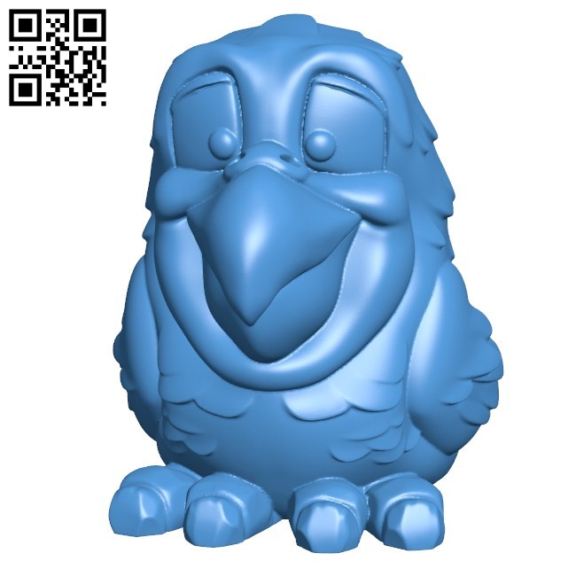 Parrot B006345 download free stl files 3d model for 3d printer and CNC carving