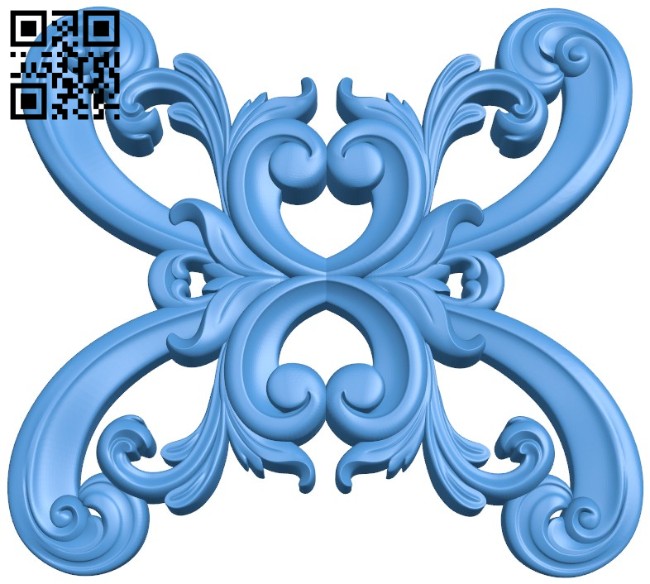 Pattern decor design A004535 download free stl files 3d model for CNC wood carving