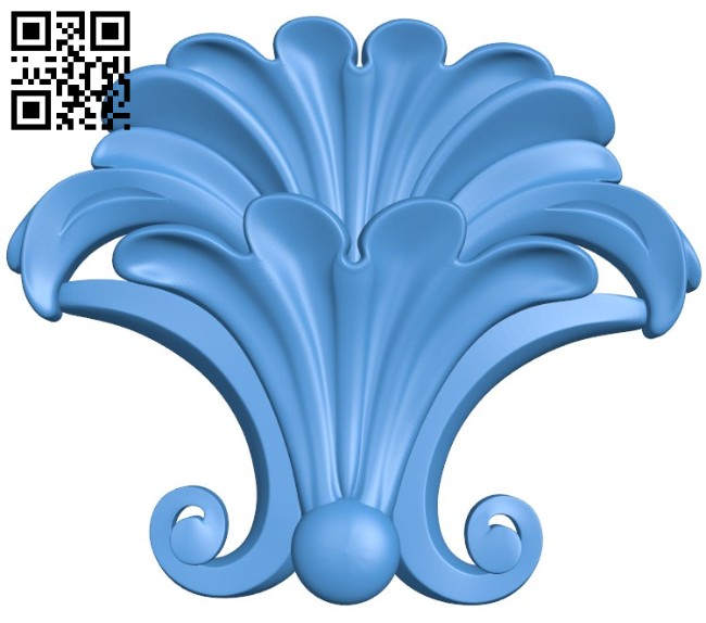 Pattern dekor flower A004429 download free stl files 3d model for CNC wood carving