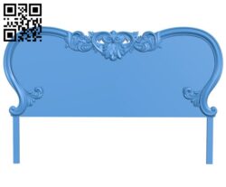 Pattern of the bed frame A004401 download free stl files 3d model for CNC wood carving